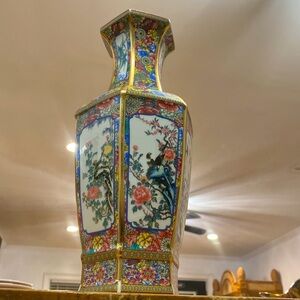 Chinese Cloisonne Porcelain Vase